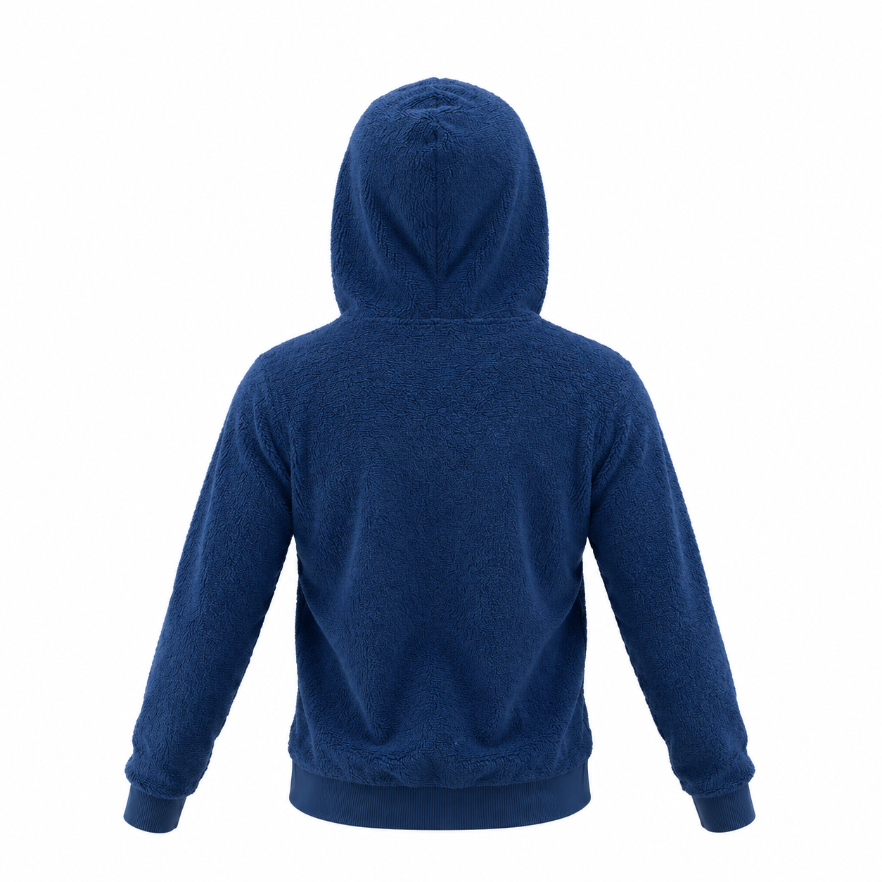 Terry Cloth Zip Hoodie
