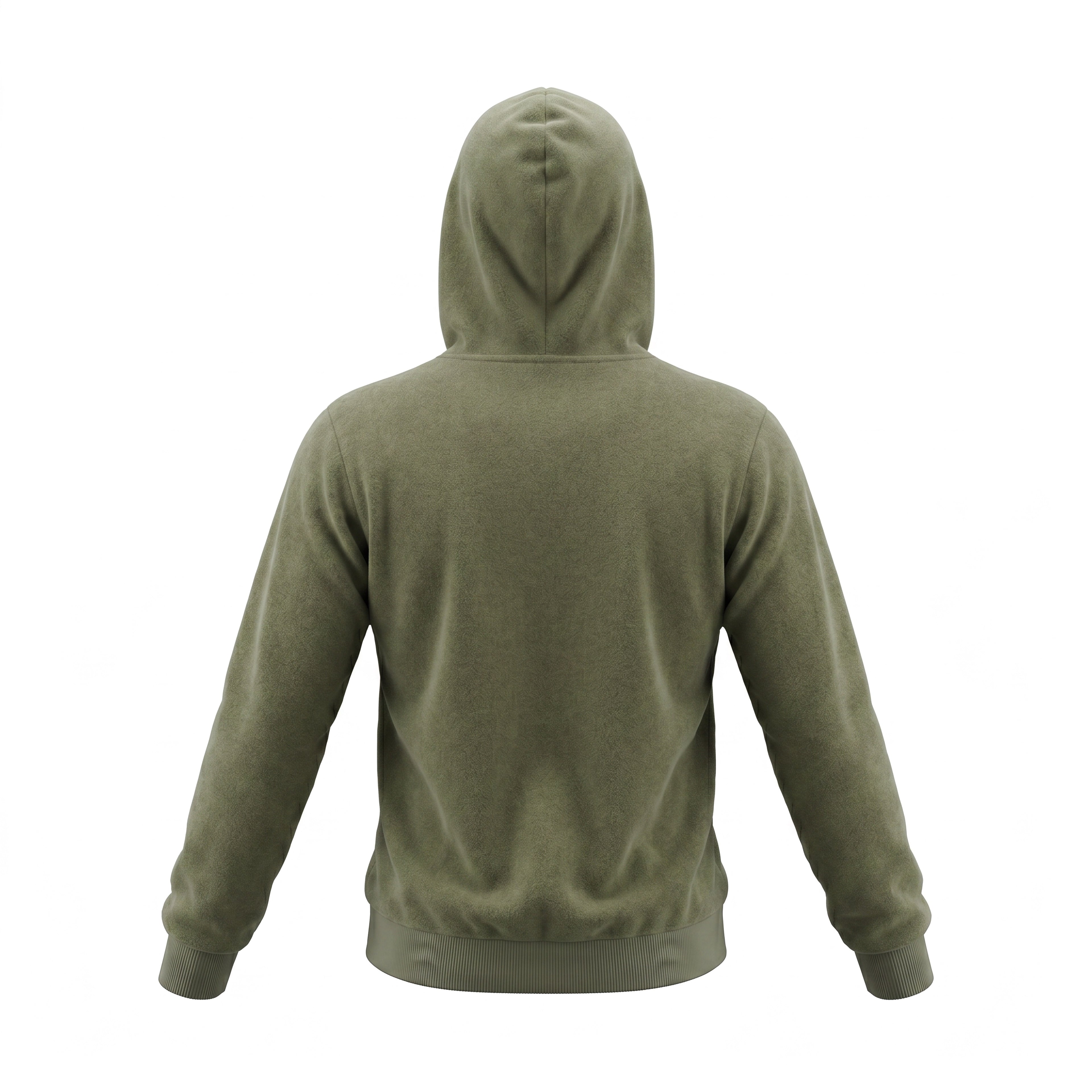 Terry Cloth Zip Hoodie