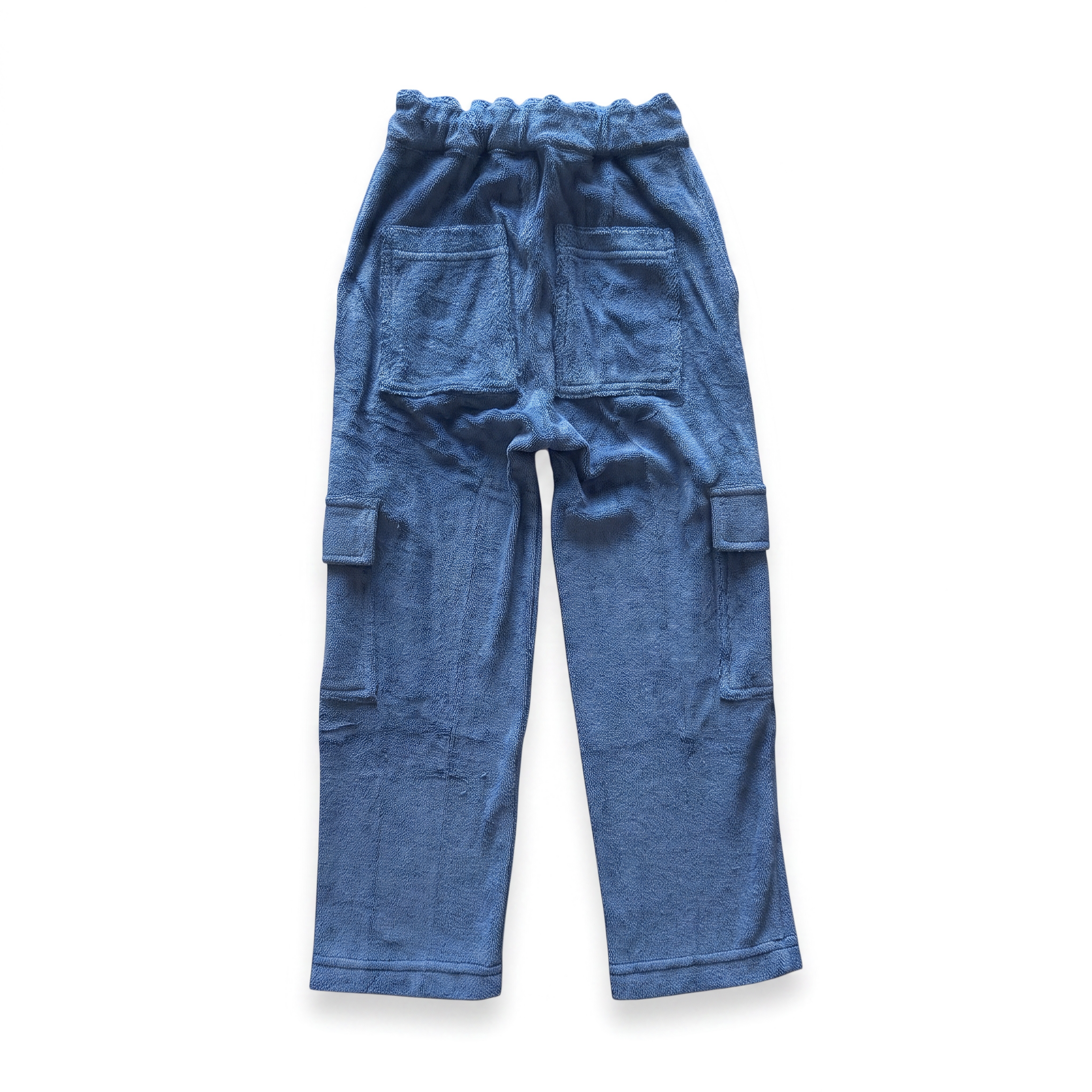 Terry Cargo Pants- Sea Sail Blue