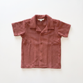 Terry Button Down