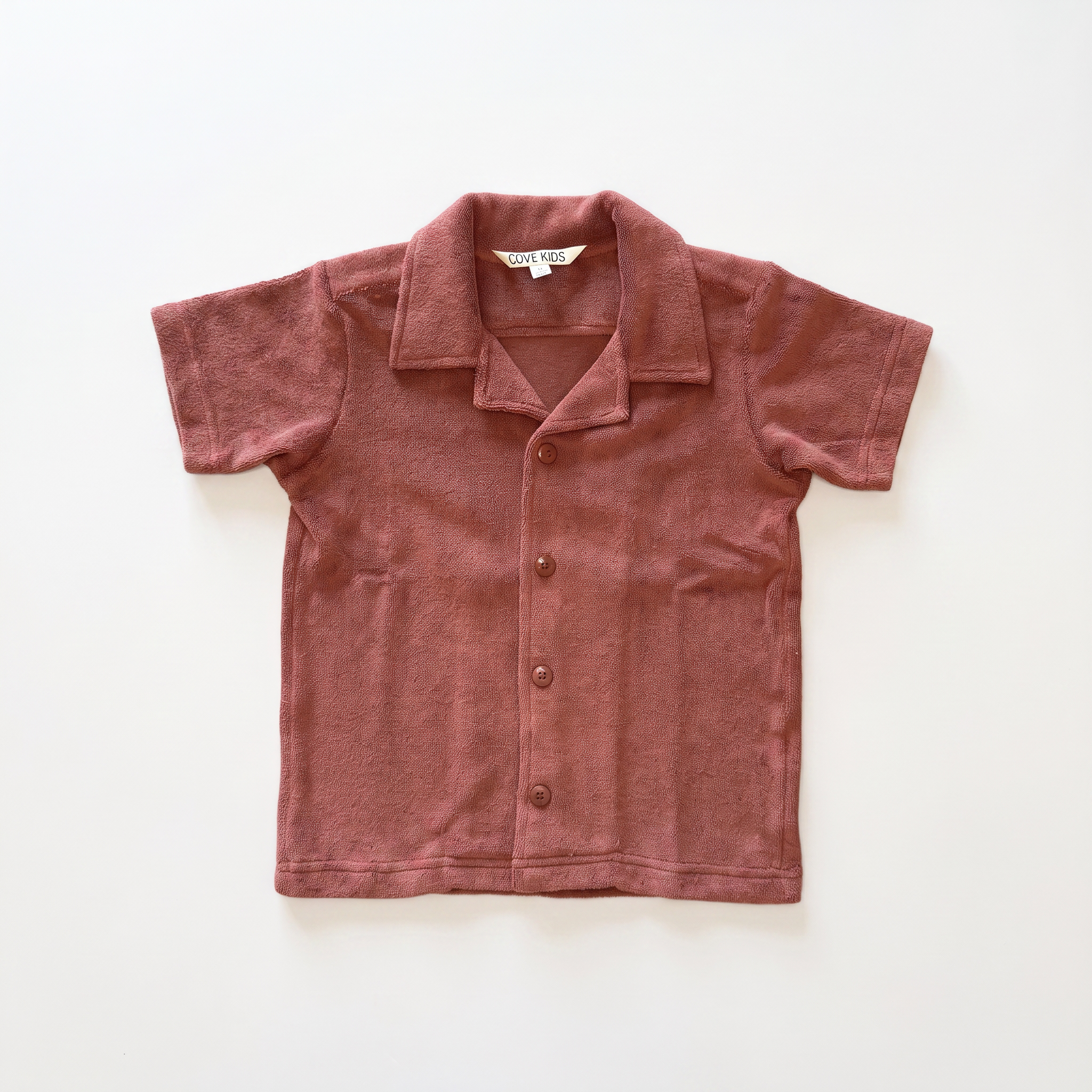 Terry Button Down