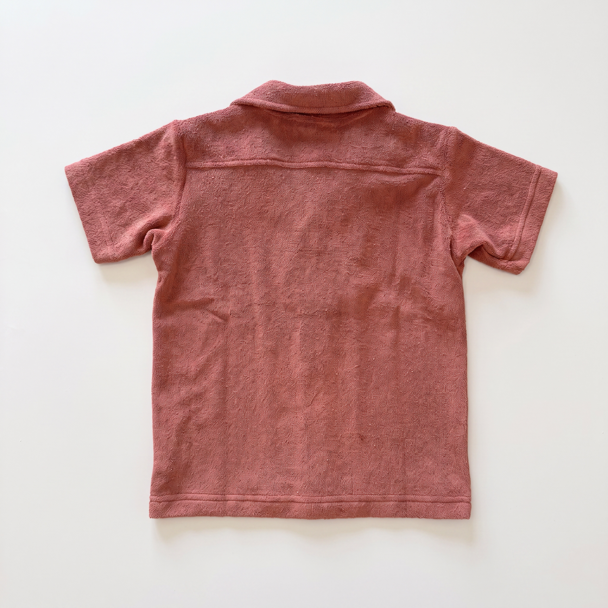 Terry Button Down
