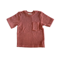 Short Sleeve Terry Tee — Brick