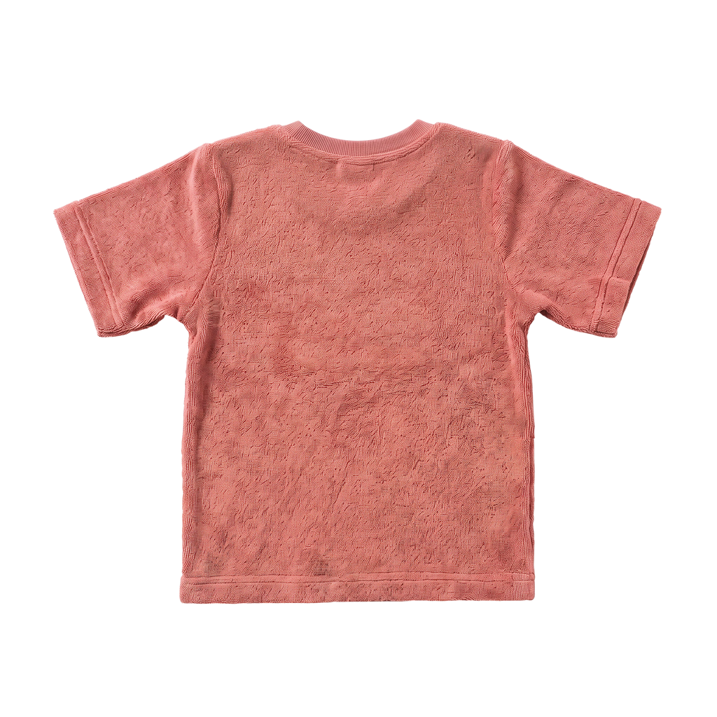Short Sleeve Terry Tee — Brick