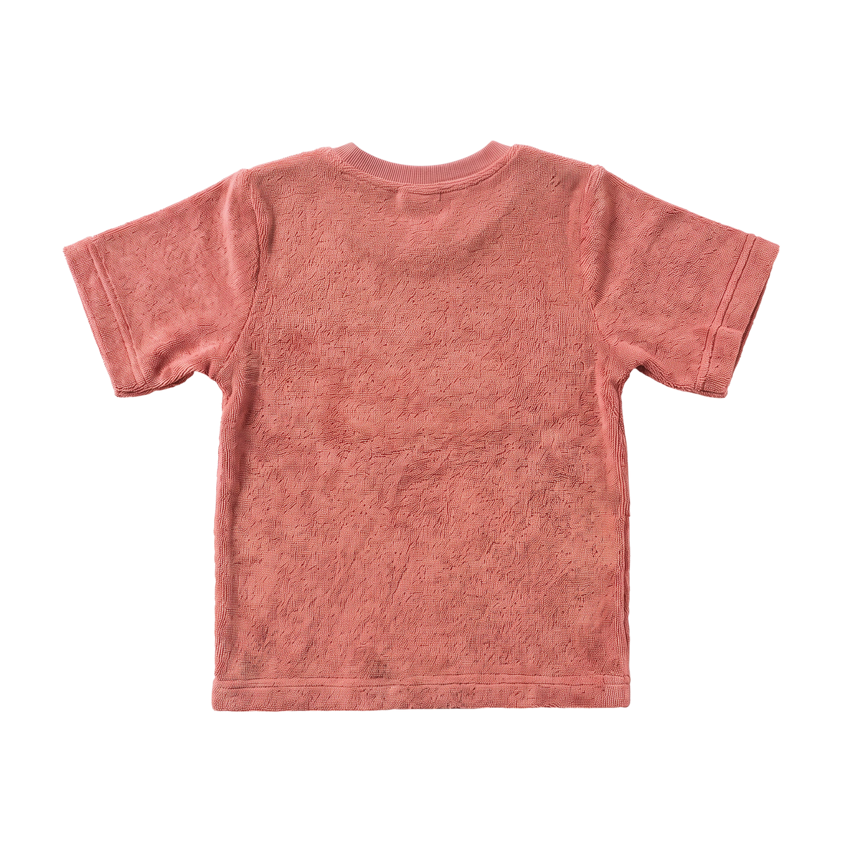 Short Sleeve Terry Tee — Brick
