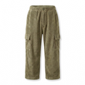 Terry Cloth Cargo - Olive Green